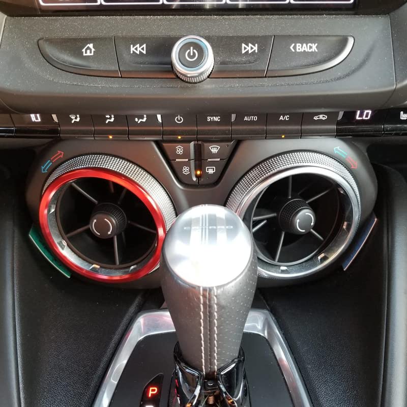 BORUIEN lifestyle shot of Camaro interior with red accent appeal