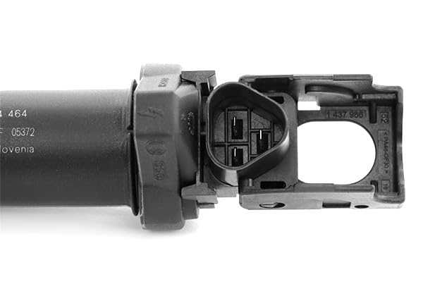 Bosch coil beside spark plug for scale, ensures correct pencil-coil sizing