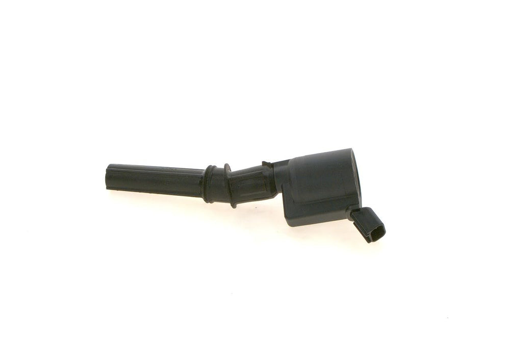 Bosch coil electrical connector close-up highlighting secure plug connection