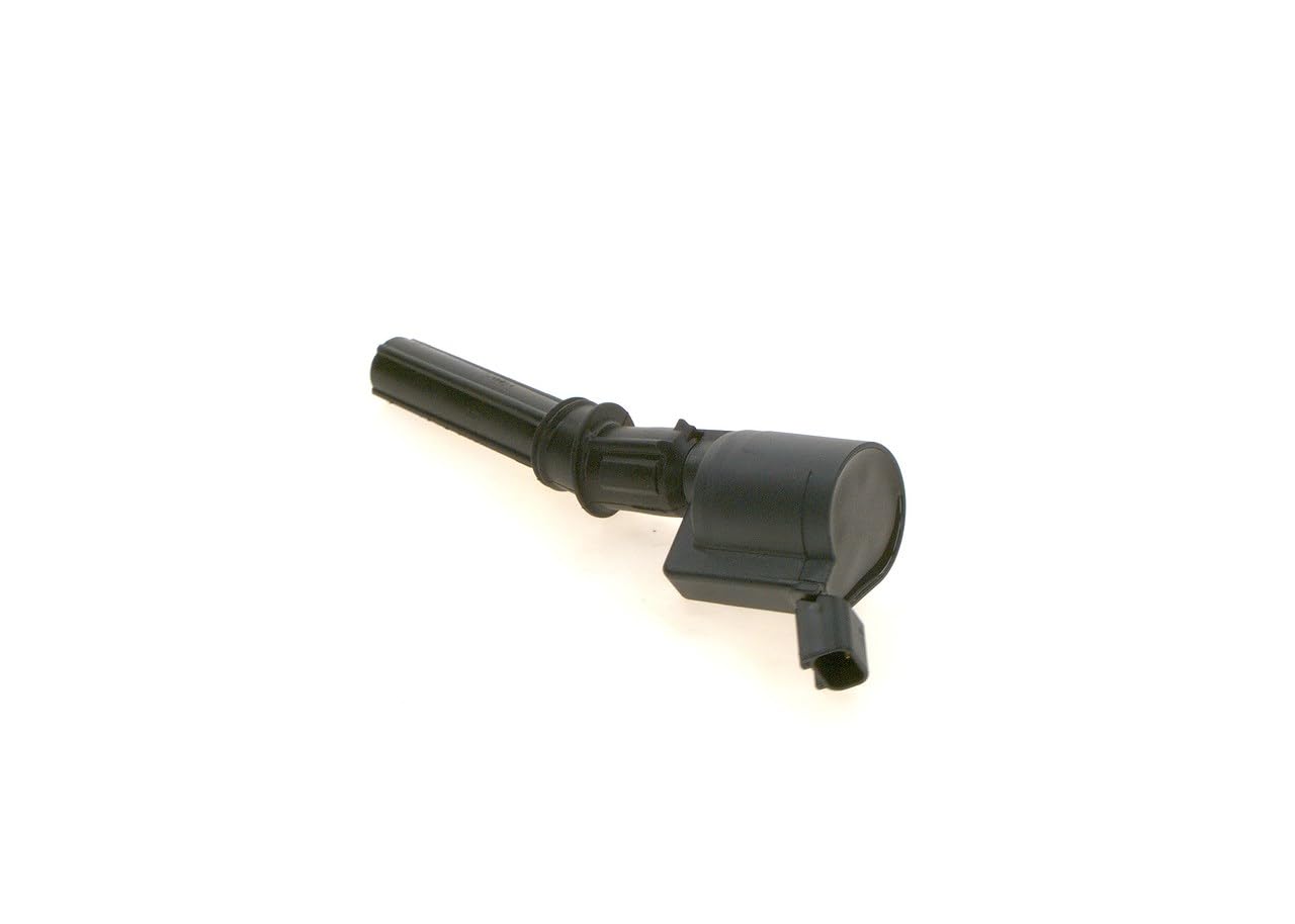 Bosch ignition coil front view showing robust housing and reliable fit