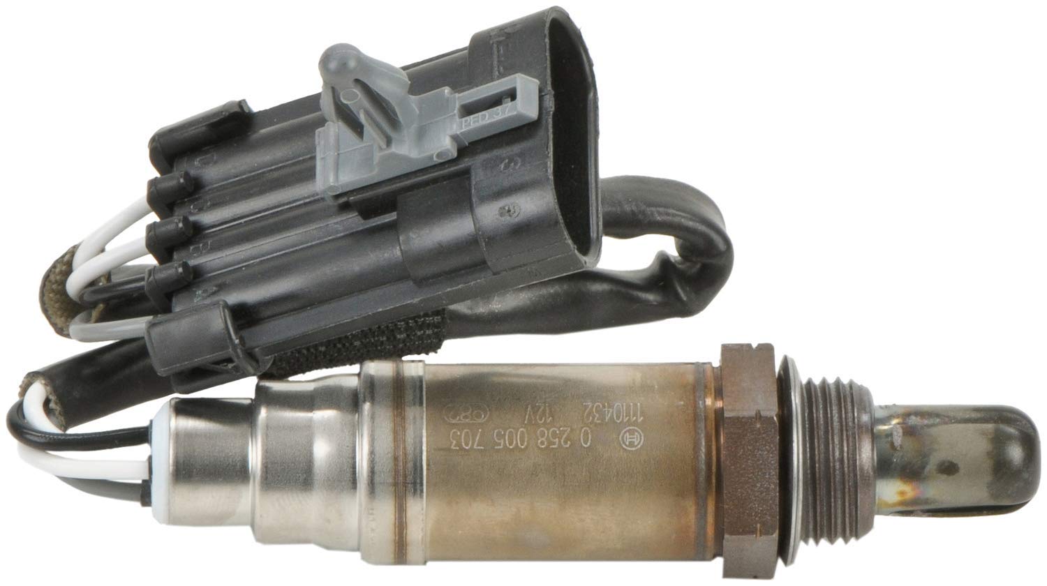 Bosch 15703 close-up of heater and threaded end for quick warm-up benefit