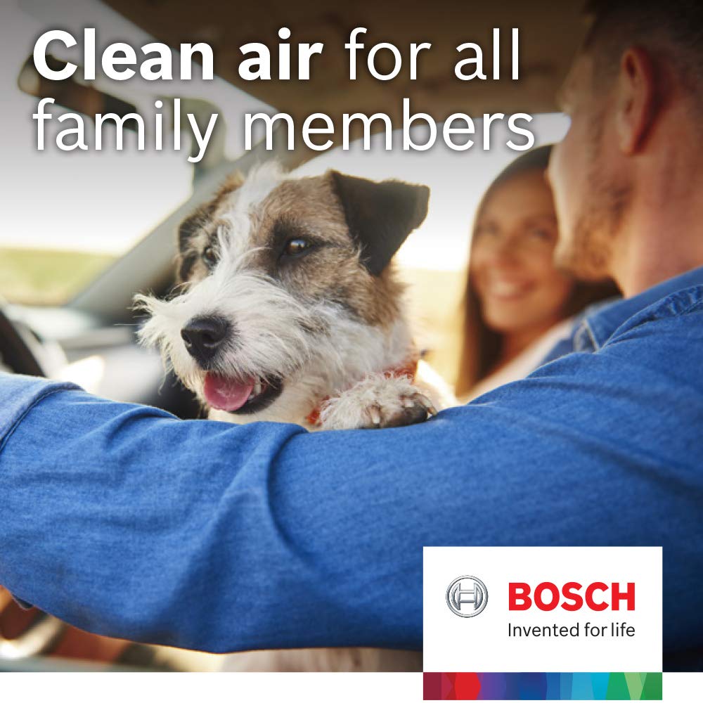 Bosch filter material close-up highlighting dense HEPA layers
