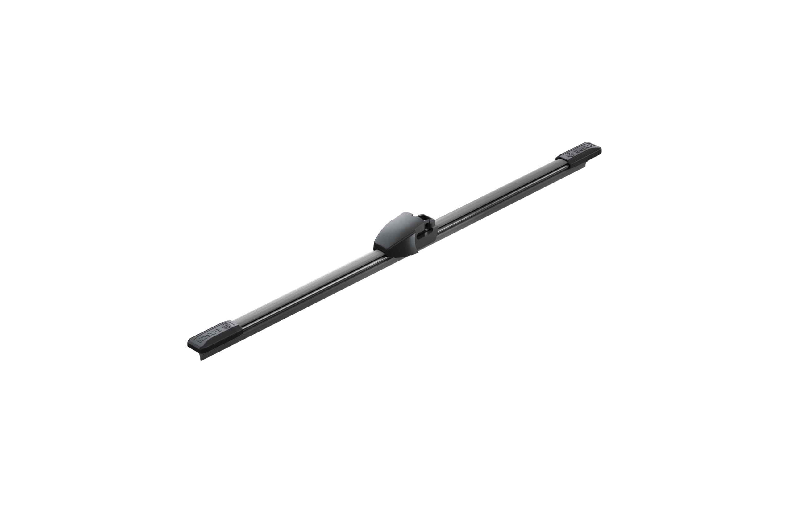 Bosch A281H installed on rear window showing precise OE fit benefit