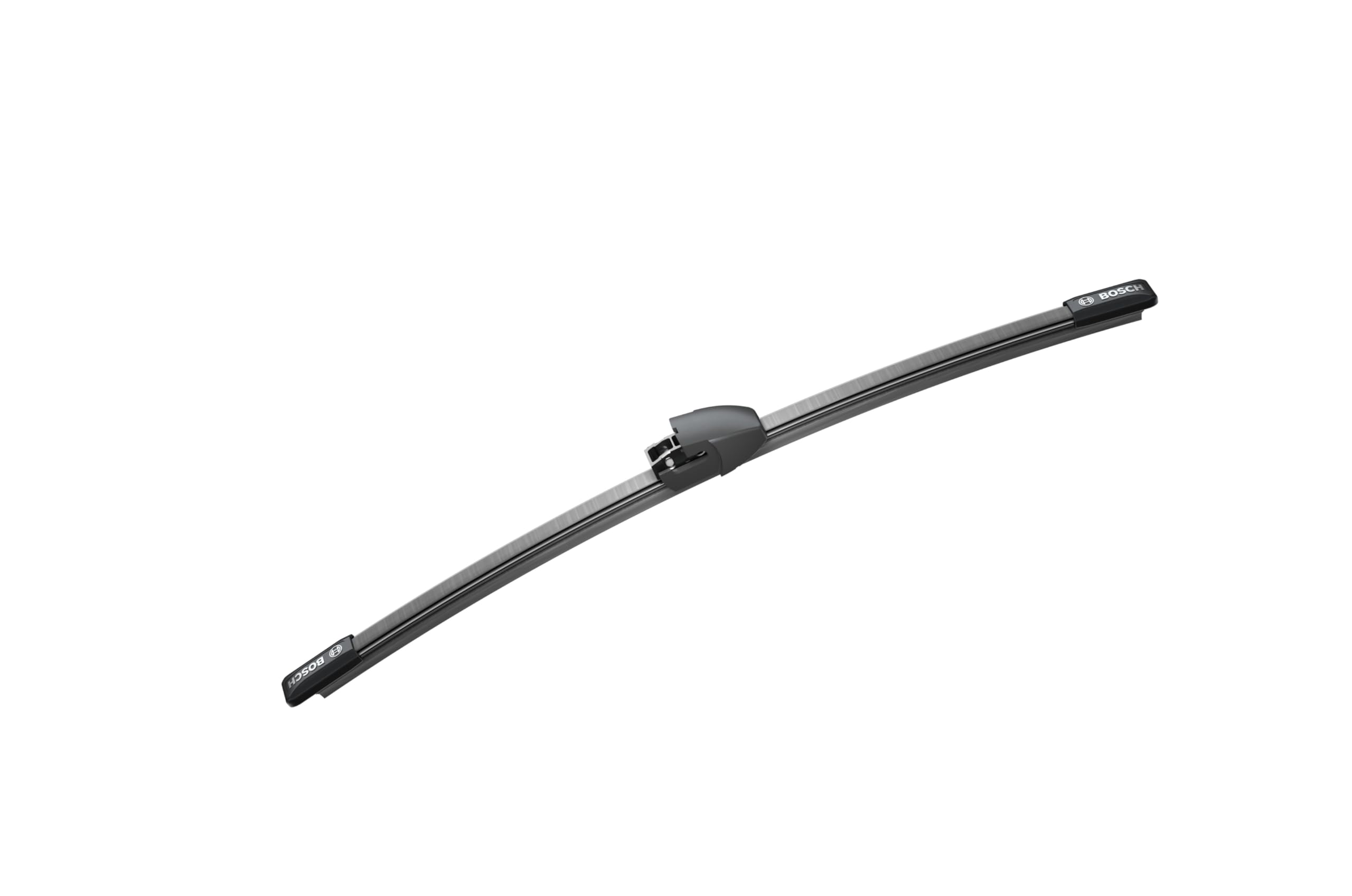 Bosch A281H on vehicle rear in rain demonstrating improved visibility benefit