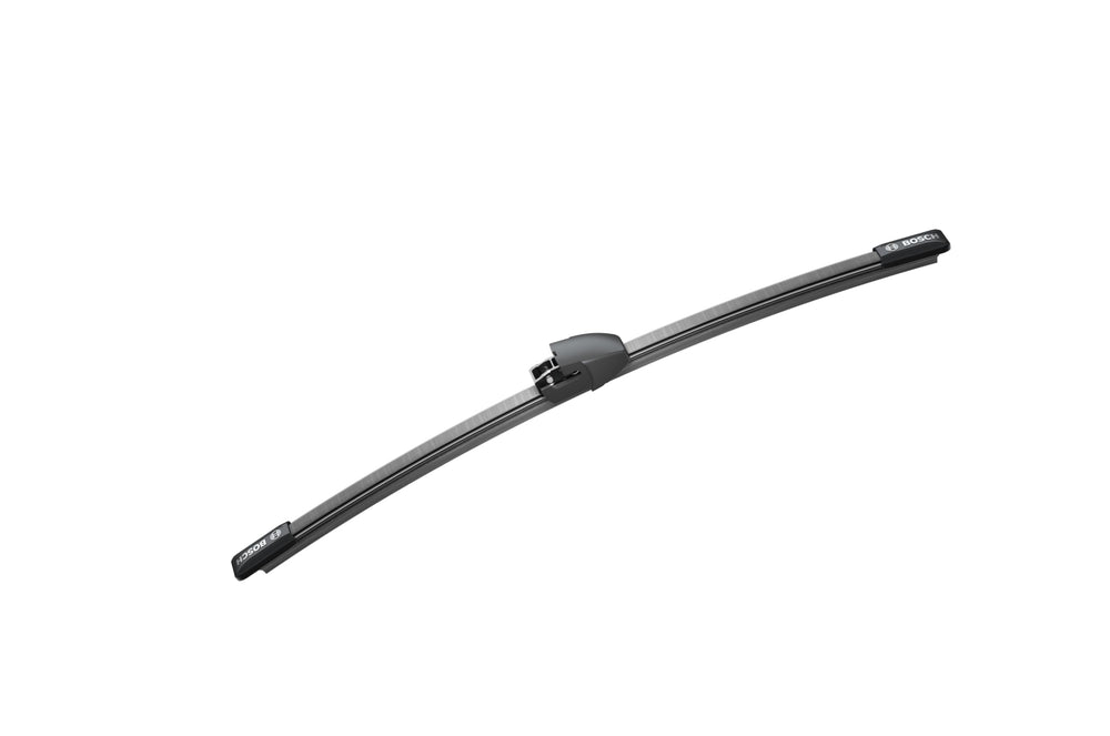 Bosch A281H on vehicle rear in rain demonstrating improved visibility benefit