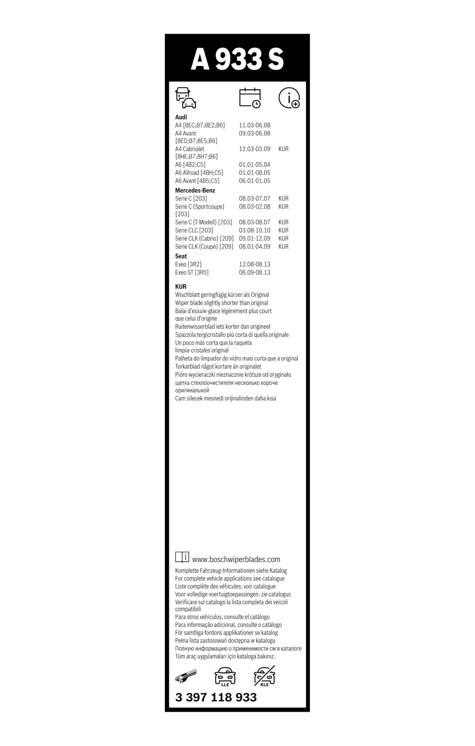 Bosch AeroTwin pre-assembled OE-style adapter detail for quick, tool-free installation
