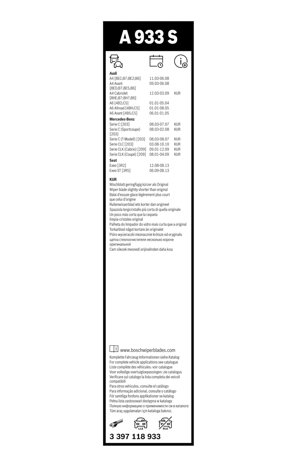 Bosch AeroTwin pre-assembled OE-style adapter detail for quick, tool-free installation