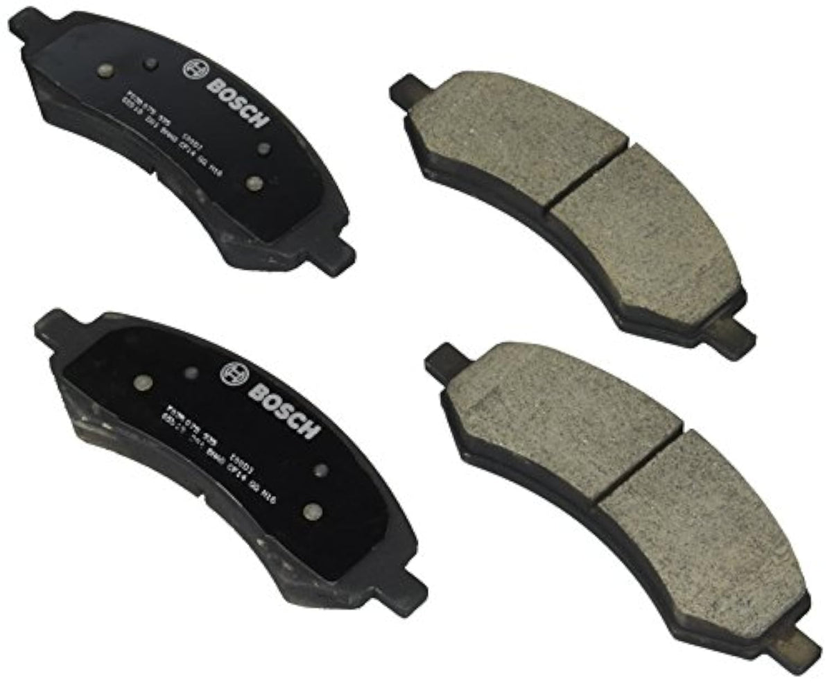 Bosch BC1084 front pad pair in packaging showing brand and ready-to-install benefit