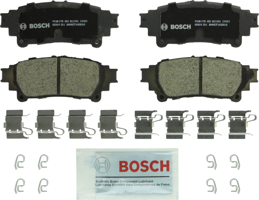 Bosch BC1391 front packaging showing brand and product benefits