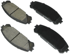 Bosch BE1324H front axle brake pad set in box showing included hardware and towel