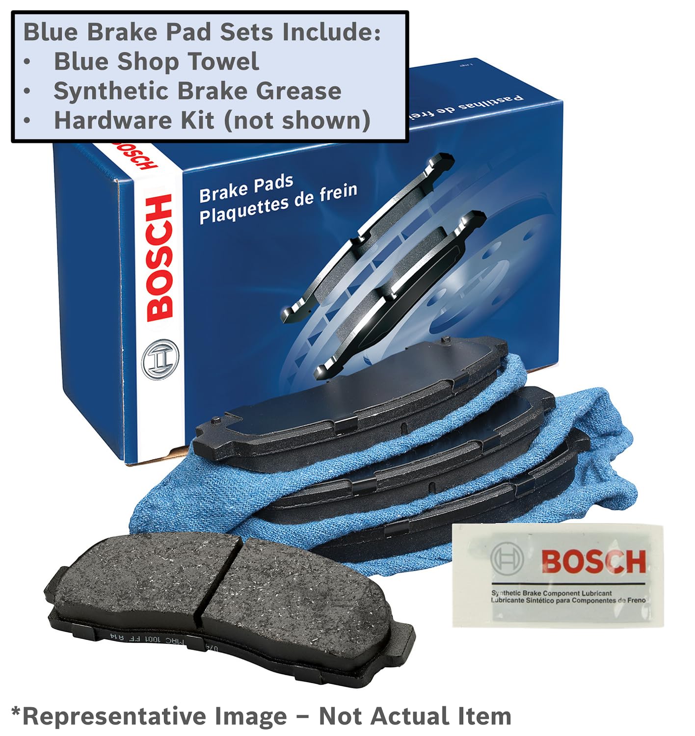 Bosch BE537H close-up of ceramic friction surface and chamfer showing quiet, consistent stopping