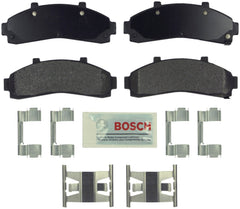 Bosch BE652H front packaging showing complete pad set and hardware, ready to install
