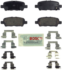 Bosch Blue BE905H front packaging showing pads and included hardware for quieter stops
