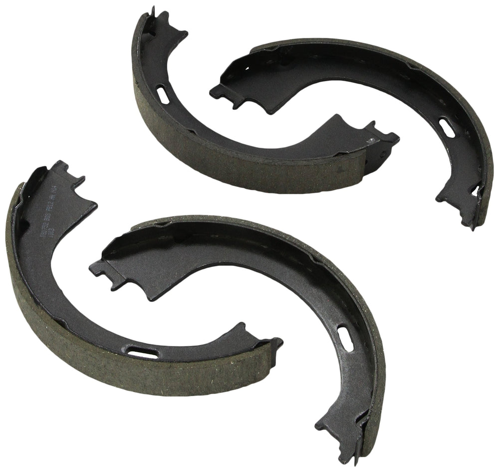 Bosch BS752 front view showing full rear brake shoe set and fitment benefit