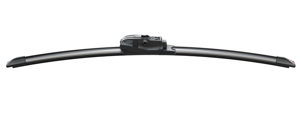 Bosch EVO22 close-up of graphite-blended rubber edge for quiet, streak-free wiping benefit