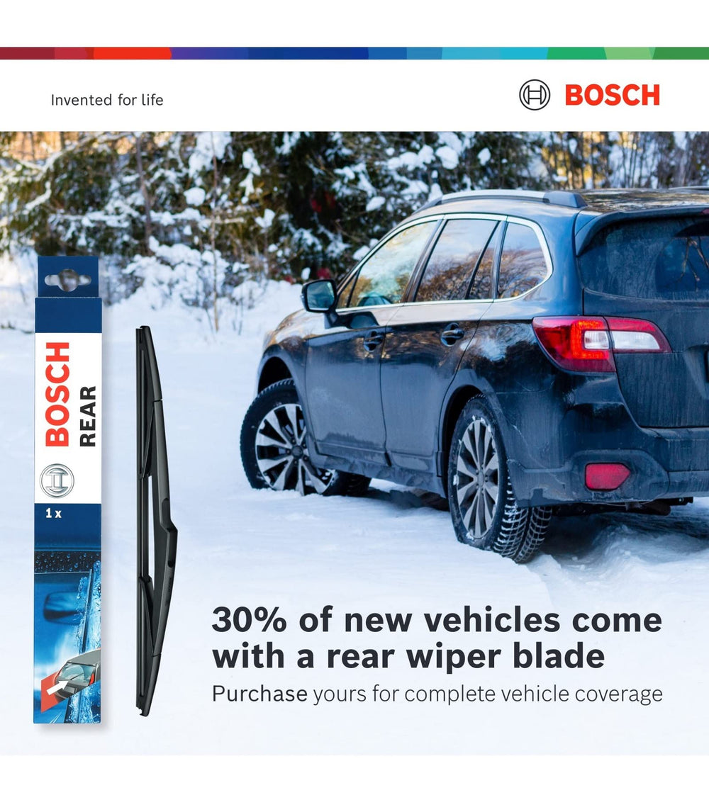 Bosch ICON shown in hand next to ruler for scale confirming correct 19-inch fit