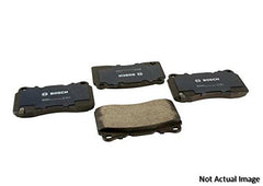 Bosch pad installed on rotor demonstrating fit and improved stopping confidence