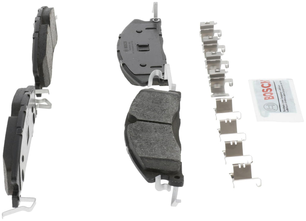 Bosch QuietCast powder-coated backing plate showing corrosion resistance benefit