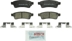 Bosch QuietCast BC1100 rear pad front view showing fit and easy installation benefit