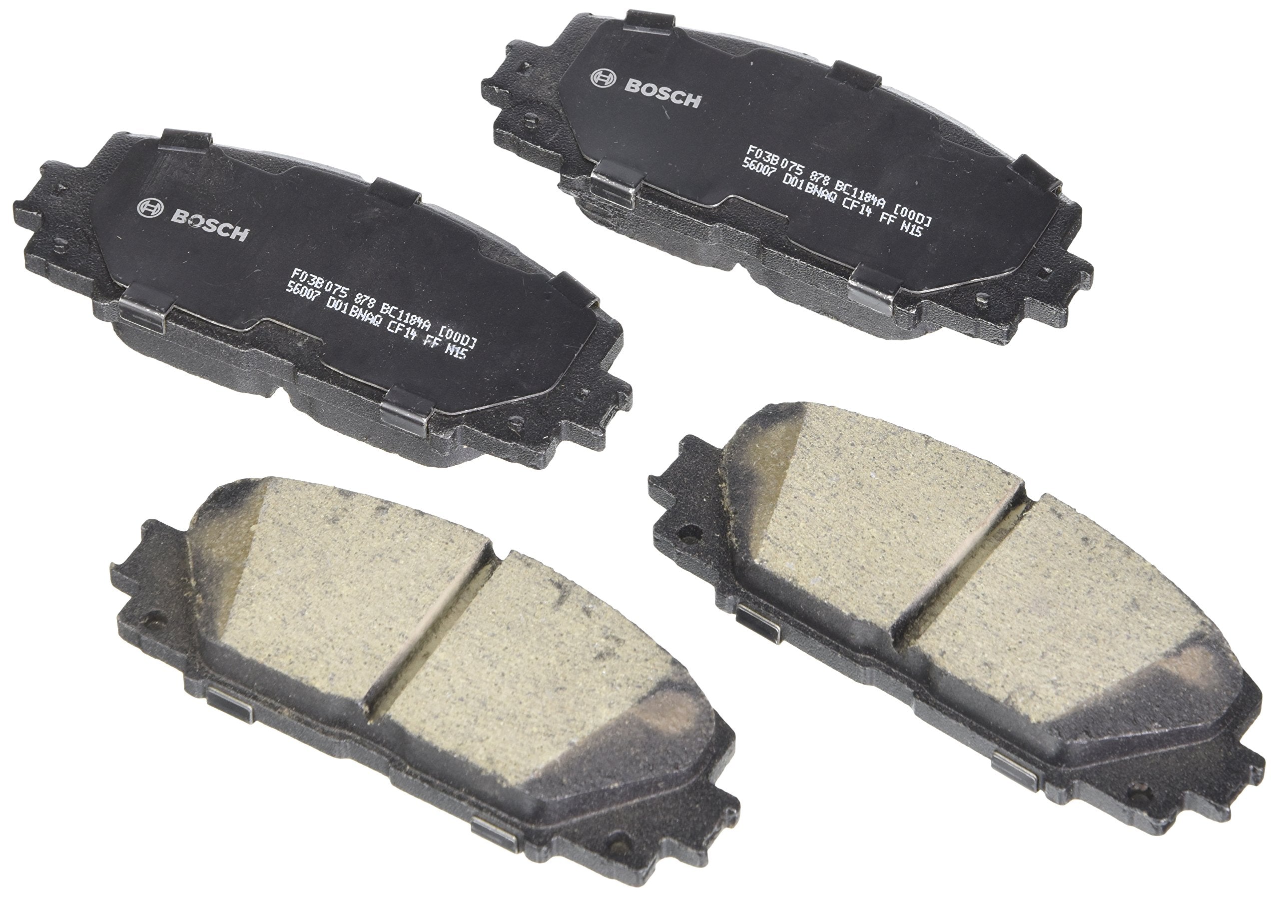 Bosch QuietCast BC1184A front packaging showing complete axle kit and benefits