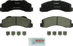Bosch QuietCast BC1414 packaging showing kit contents and easy install benefit