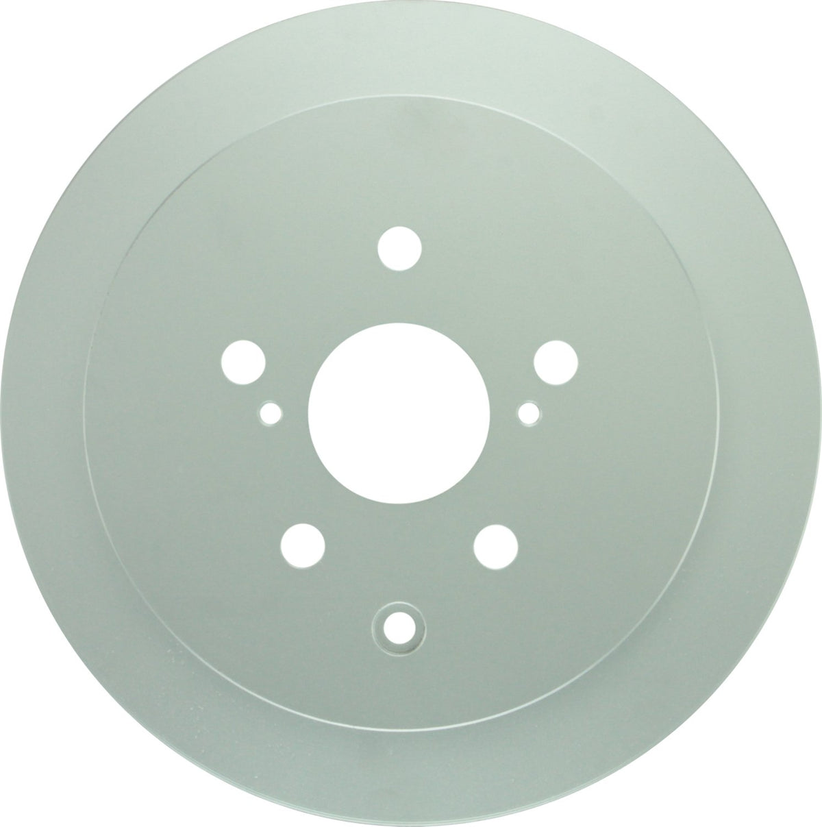 Bosch QuietCast front face rotor showing mounting holes and smooth braking surface for reliable stops