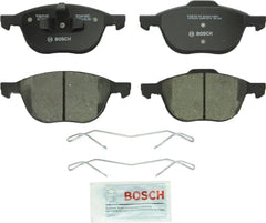 Bosch QuietCast close-up of powder-coated backing plate showing corrosion resistance benefit