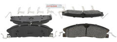 Bosch QuietCast pre-attached multilayer rubber-core shim detail reducing brake noise