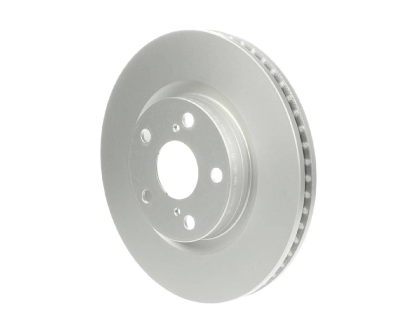 Bosch QuietCast rotor ABS tone ring view demonstrating reliable ABS and traction control