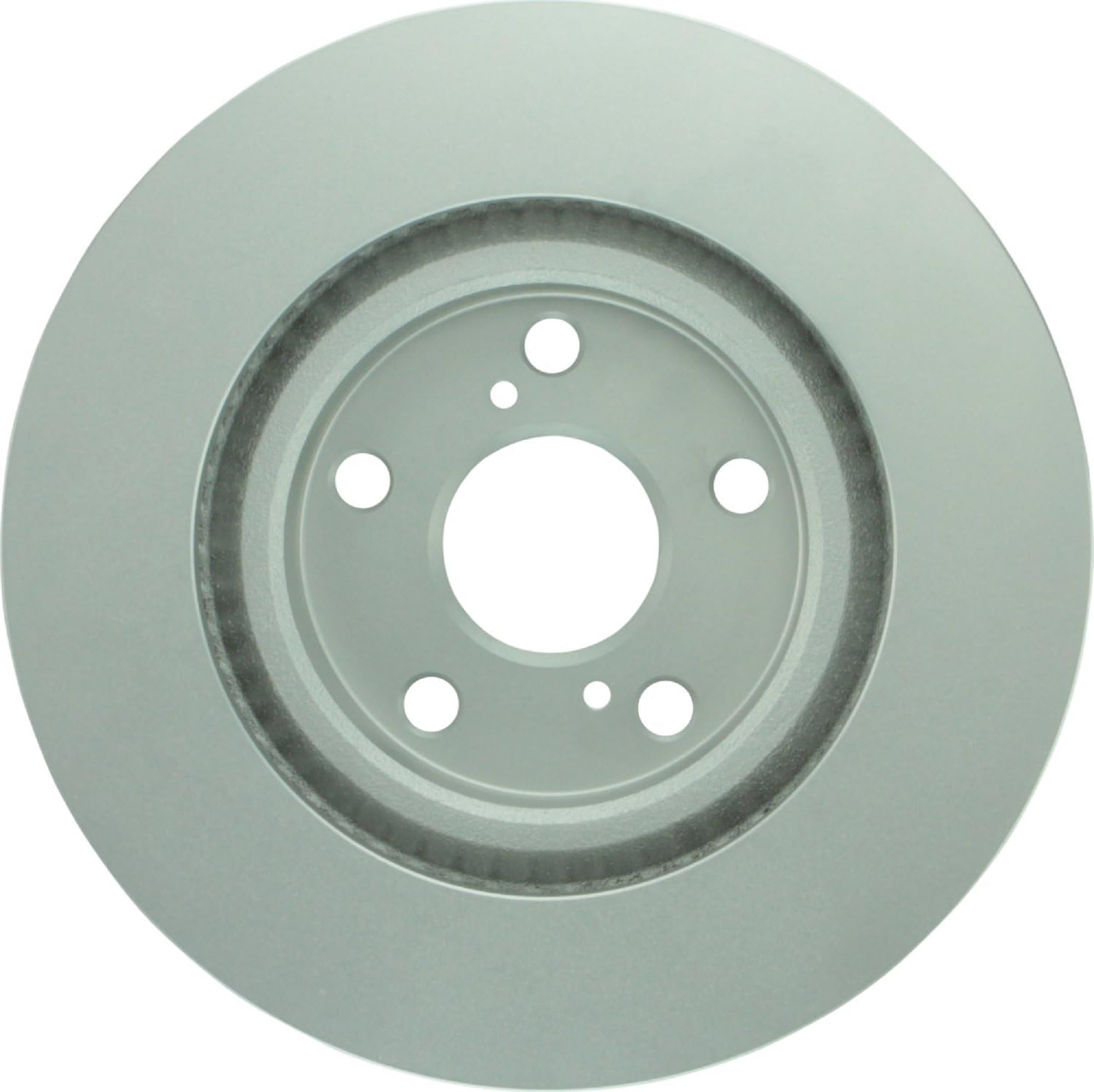 Bosch QuietCast rotor face close-up showing smooth braking surface for quieter stops