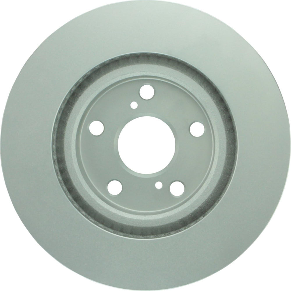 Bosch QuietCast rotor face close-up showing smooth braking surface for quieter stops