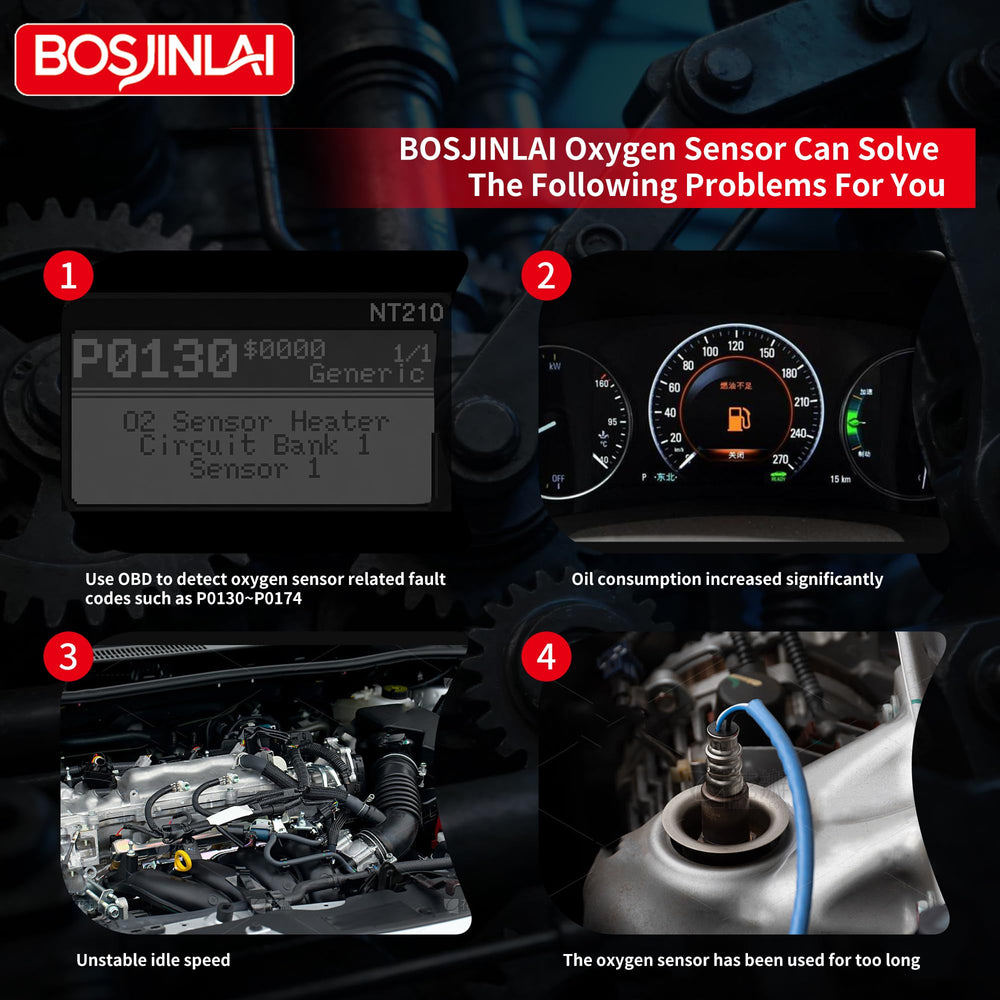 BOSJINLAI sensor in garage installation scene showing professional-ready benefit