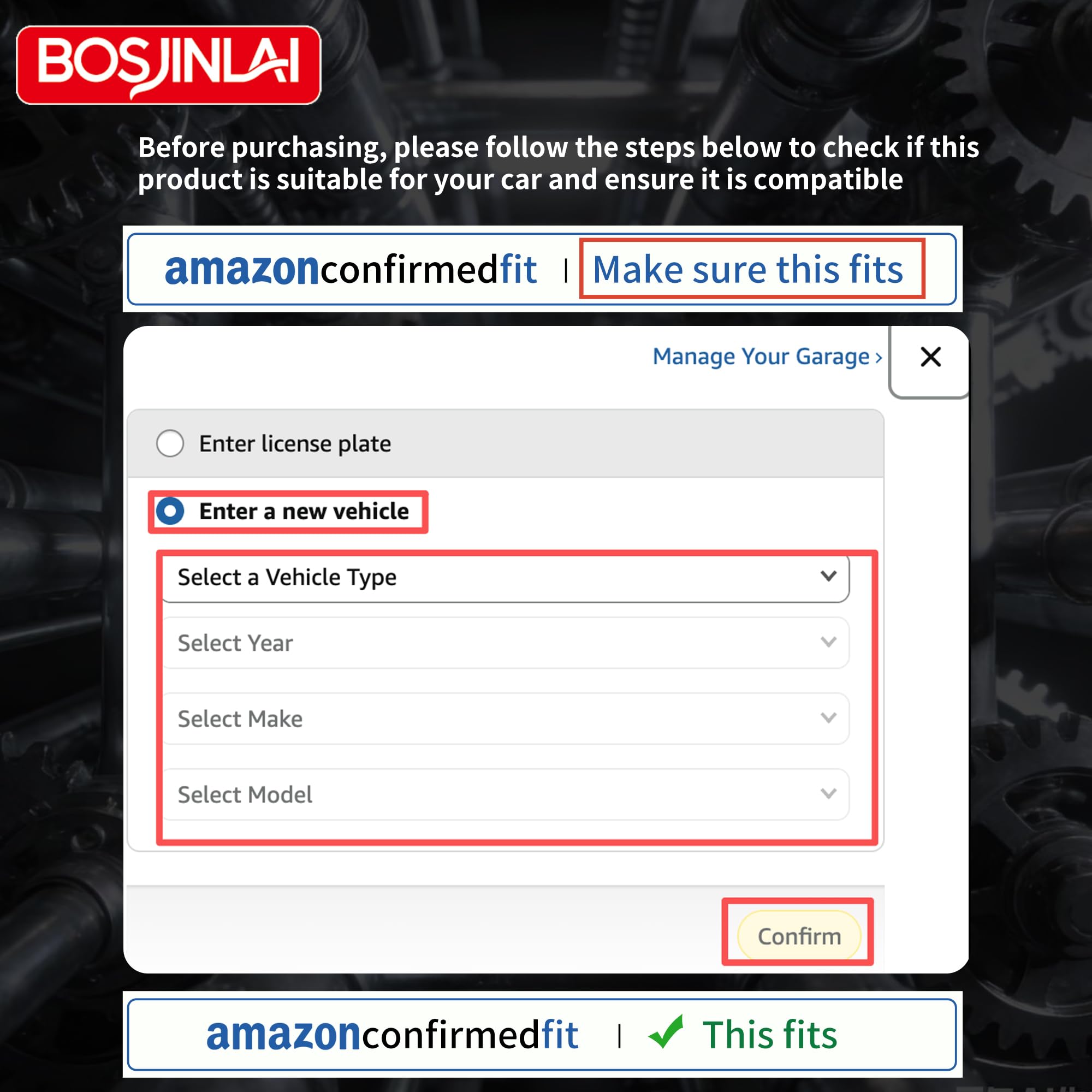 BOSJINLAI sensor tip ceramic element close-up showing fast response benefit