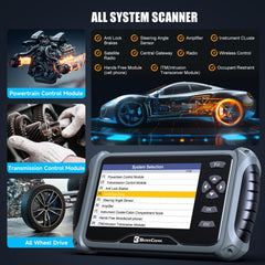 BC BossComm IF745 menu displaying six reset functions for maintenance convenience