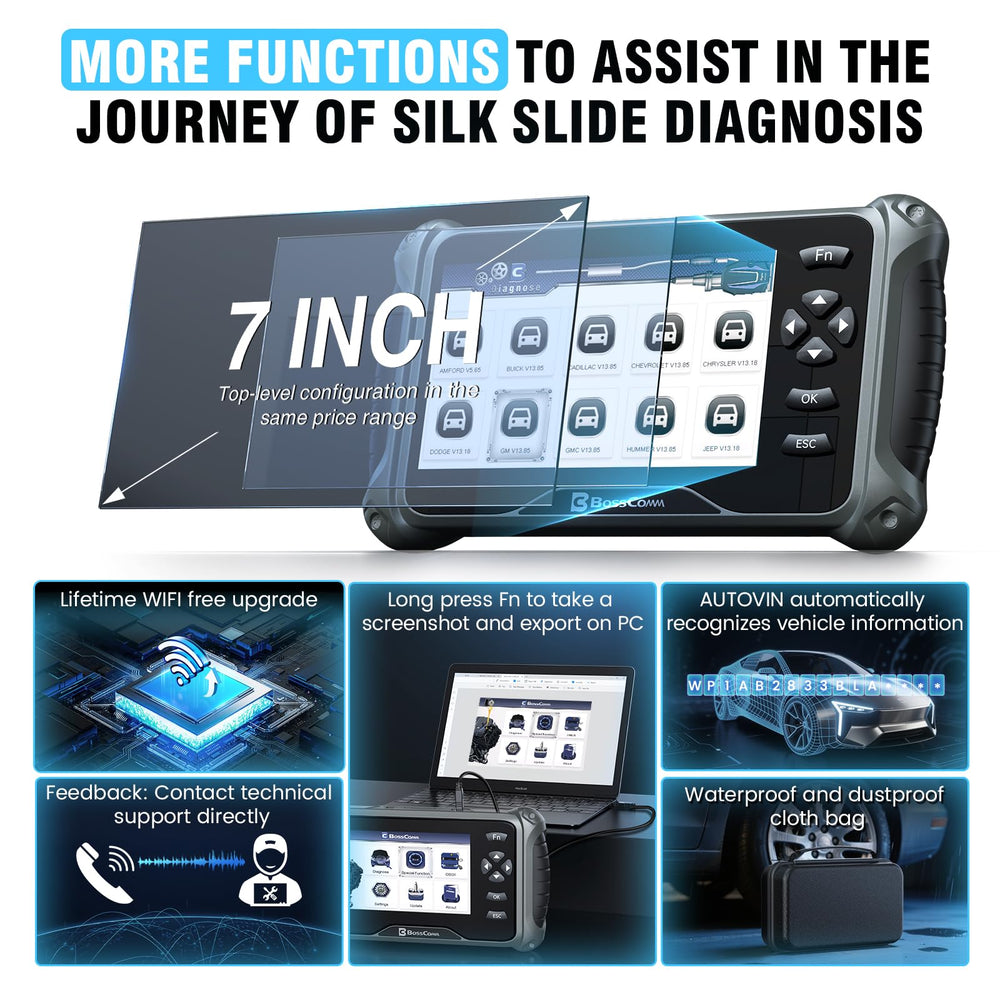BC BossComm IF745 held in hand to show compact size and ergonomic design