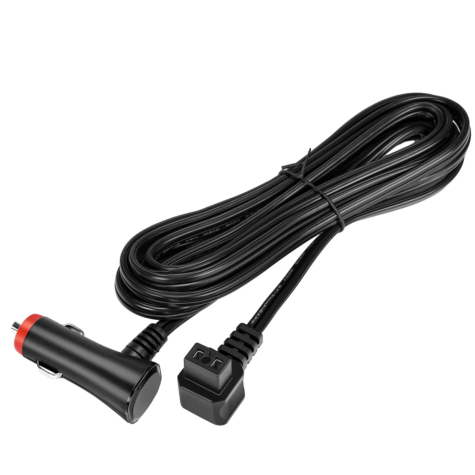 BougeRV power cord front view showing full connector, reliable power connection