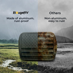 BougeRV installed on truck hitch showing secure fit and improved appearance