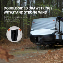 BougeRV fabric texture 600D Oxford demonstrating waterproof durability