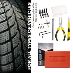 Boulder Tools plugs and lubricant detail showing self-vulcanizing strips for reliable sealing