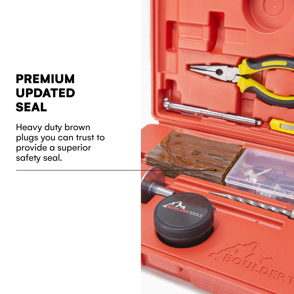 Boulder Tools scale comparison with hands to show compact portability and easy vehicle storage