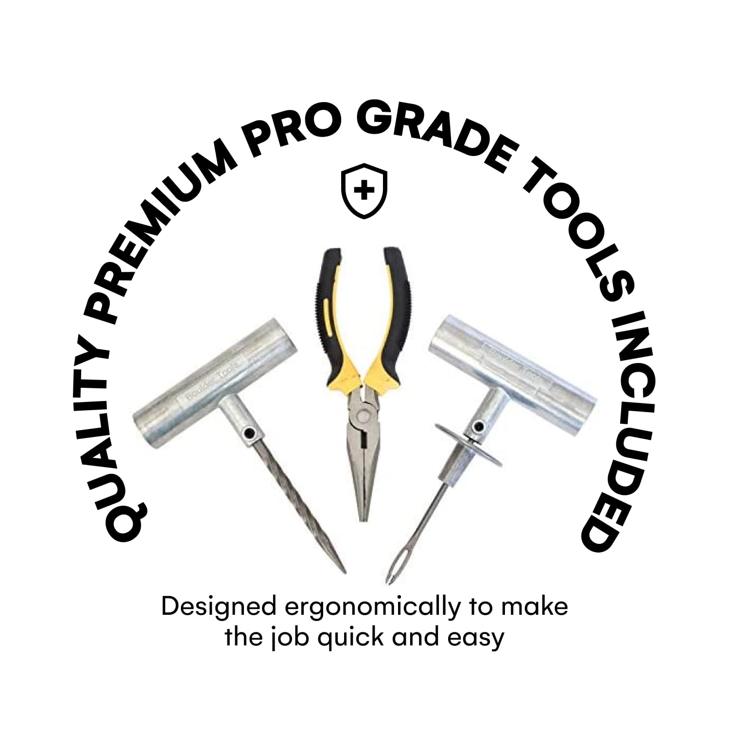 Boulder Tools valve accessories and gauge displayed for accurate pressure checks and versatility