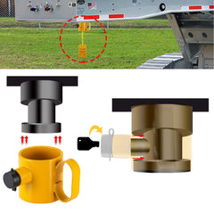 BOYISEN warning tag detail visible to alert users and prevent accidental towing