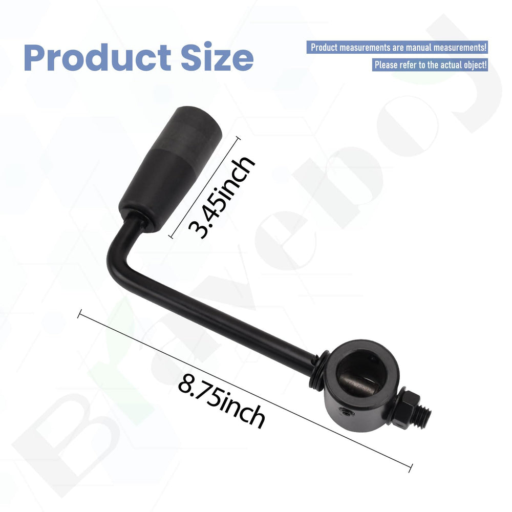 Braveboy close-up of handle grip highlighting ergonomic shape for reduced fatigue