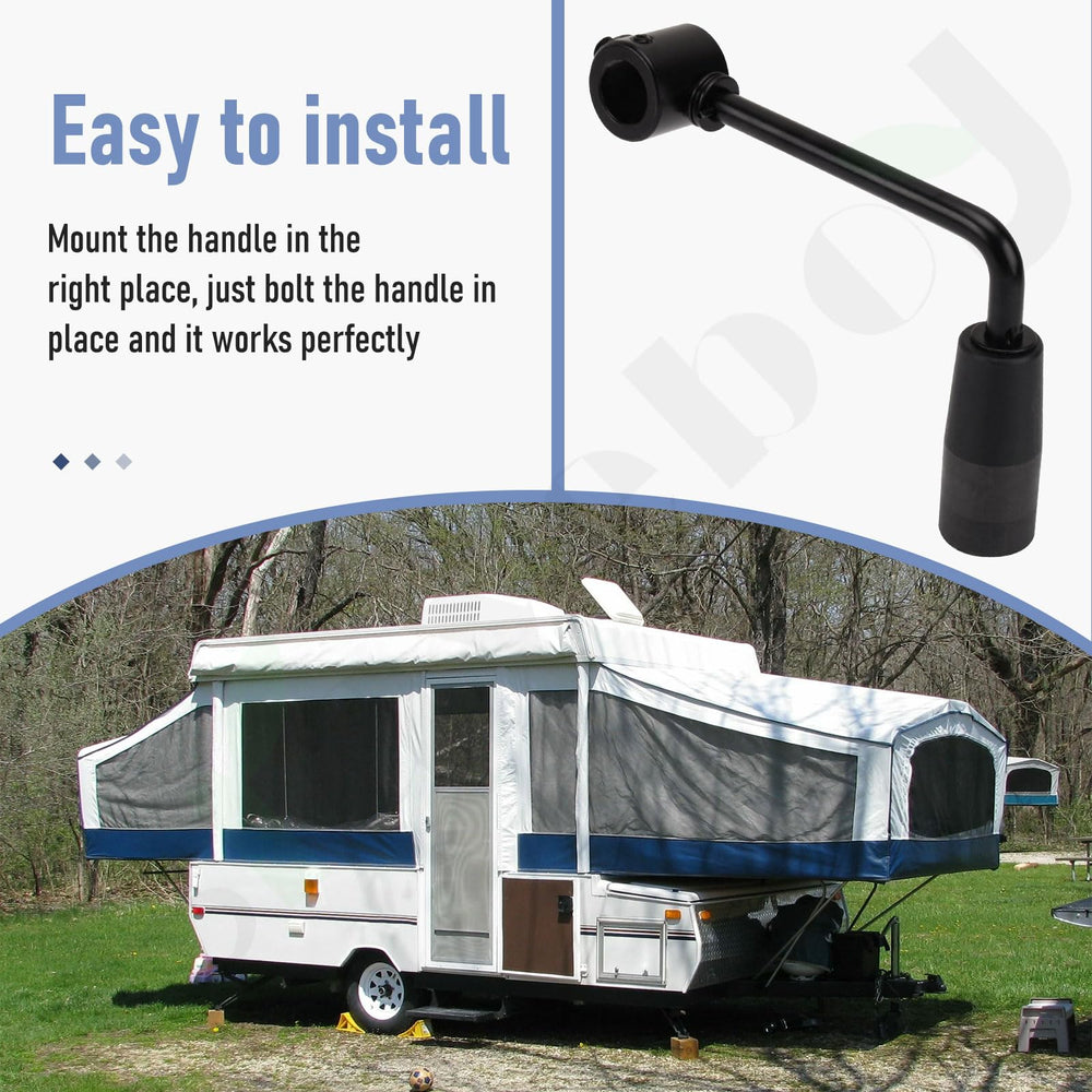 Braveboy crank installed on a dump trailer illustrating restored tarp operation and control