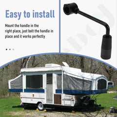 Braveboy crank installed on a dump trailer illustrating restored tarp operation and control