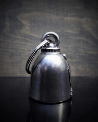 Bravo Bells mounted on motorcycle handlebar demonstrating audible safety