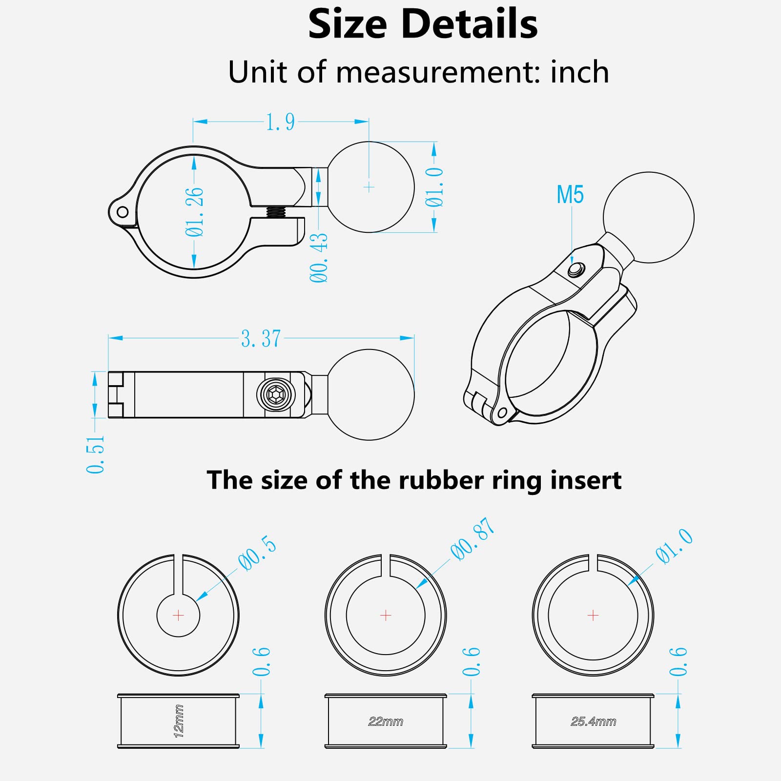 BRCOVAN Allen key and lock-bolt hardware included for easy secure installation