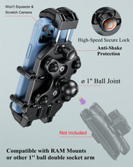 BRCOVAN eight-claw wrap detail providing multi-point smartphone grip
