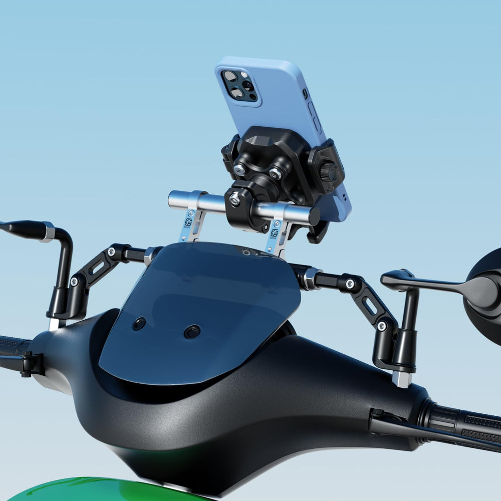 BRCOVAN extender holding light and camera, demonstrates multi-accessory capacity
