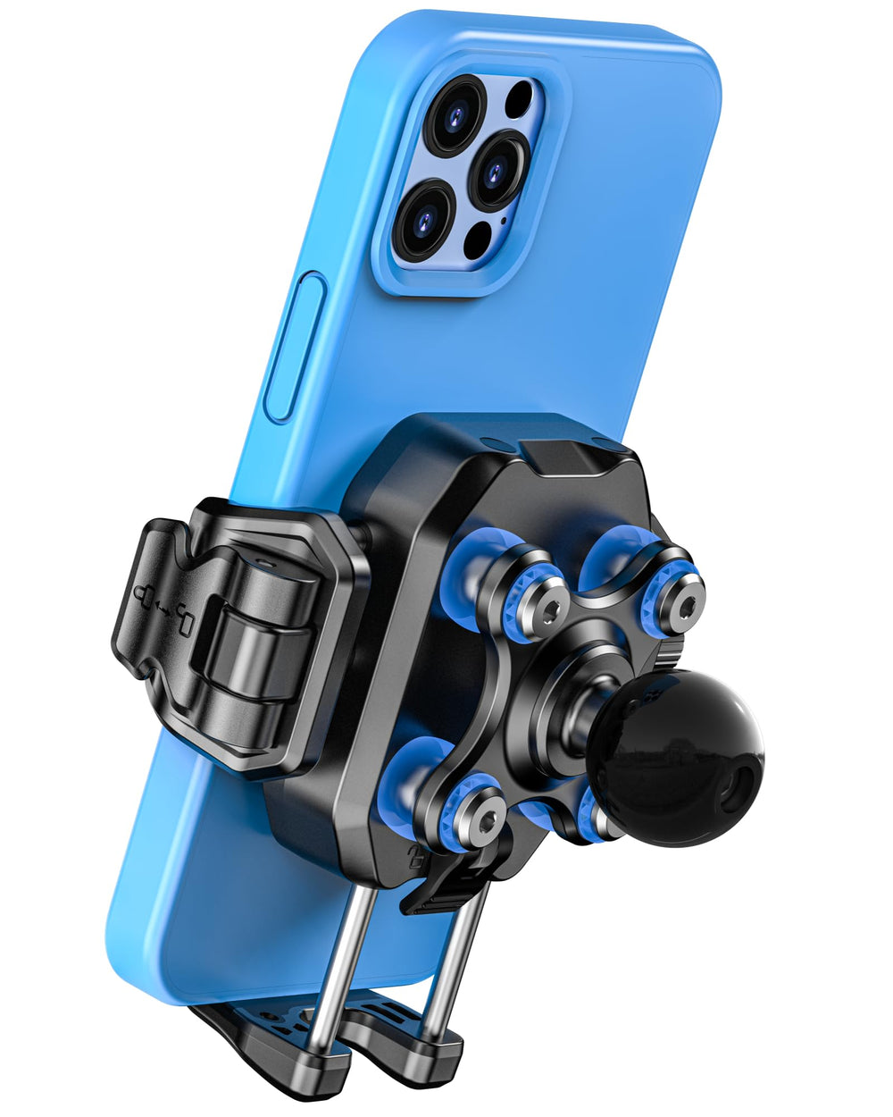 BRCOVAN front view showing secure mounted phone and quick access